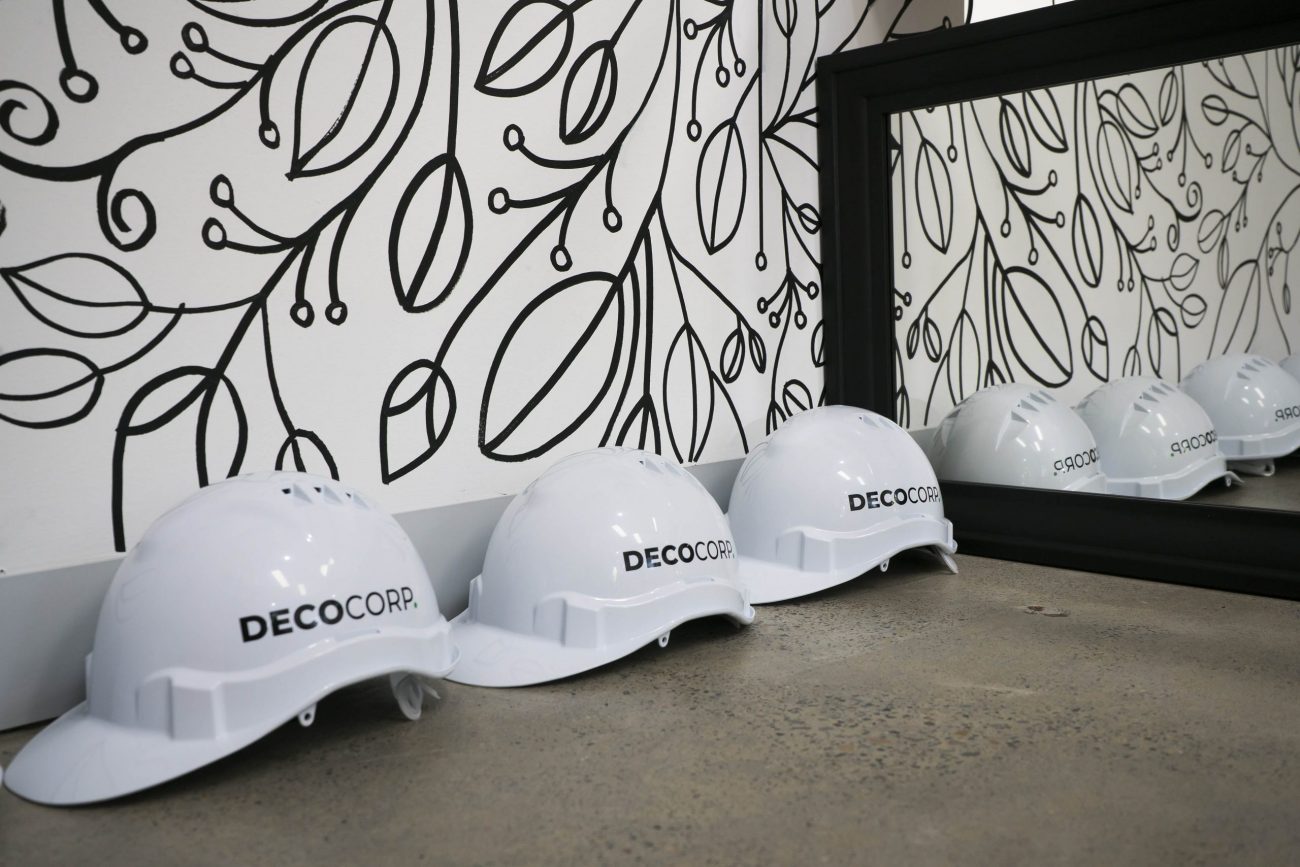 Hardhat, construction, Decocorp, safety