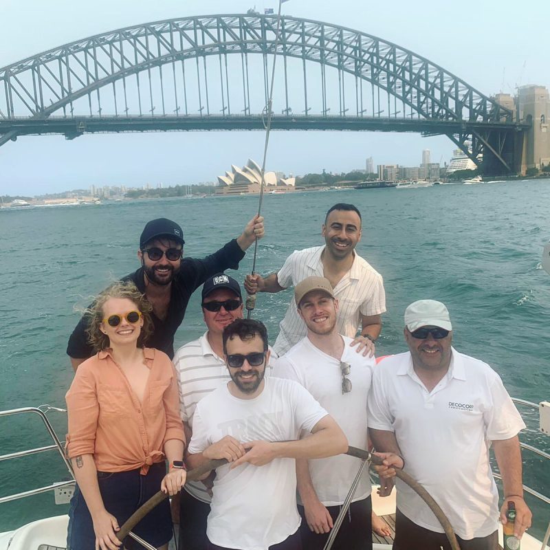 Team building, Sydney Harbour, Sailing, workcrew, christmas party.