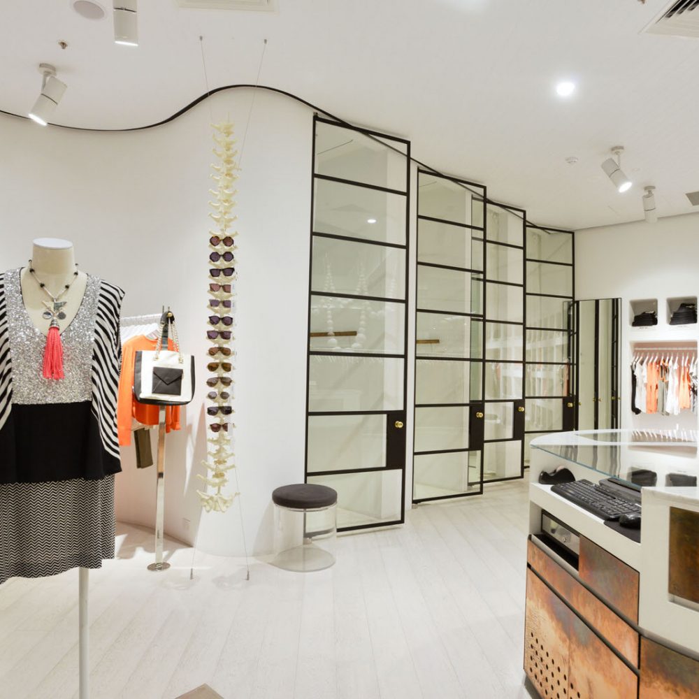 Change rooms, fitout, tailored design, retail